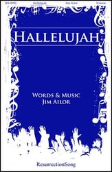 Hallelujah Unison choral sheet music cover